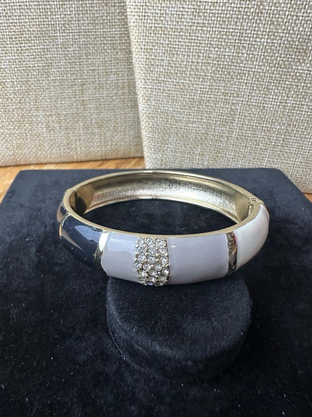 Sequin Nordstrom Multicolor Gold Tone Statement Enamel Bangle Bracelet # 194